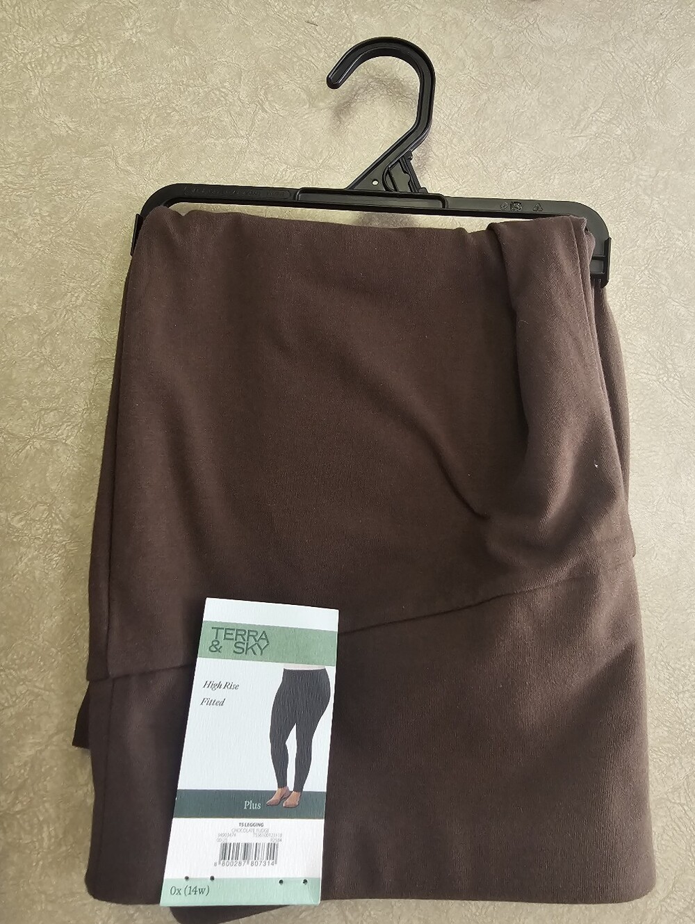 Women's Leggings Size 4x Chocolate Fudge
